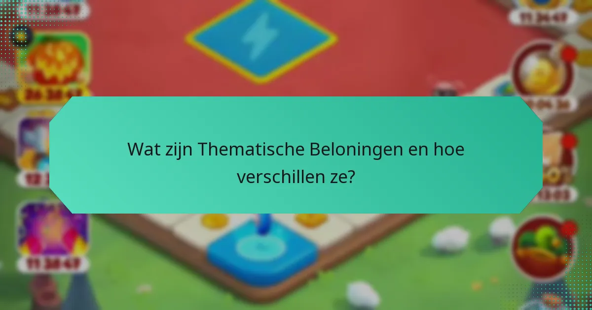 Wat zijn Thematische Beloningen en hoe verschillen ze?